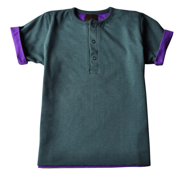 Ideo Sommer Bio Shirt, Farbe: anthrazit/lila - Ideo
