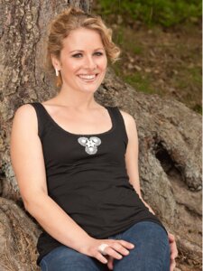Vintage Appliqué Tank Top - woodlike