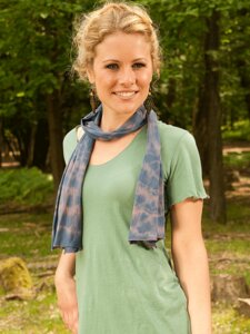 Deep Ocean Tie Dye Schal - woodlike