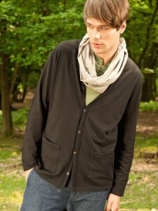 Feinstrick Cardigan - woodlike