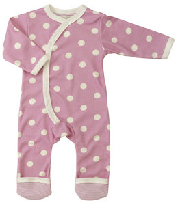 Babystrampler Spotty rosa - Organics for Kids