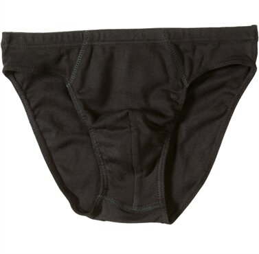 Slip,schwarz 4366 Biobaumwolle - Living Crafts