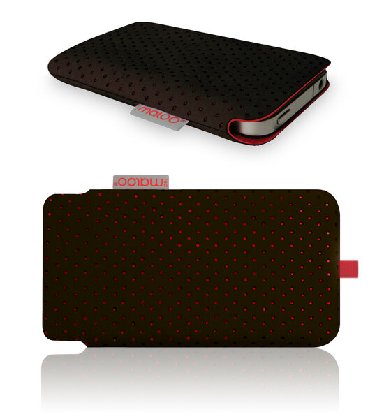 iPhone 4 Tasche Nappa Leder  - redmaloo