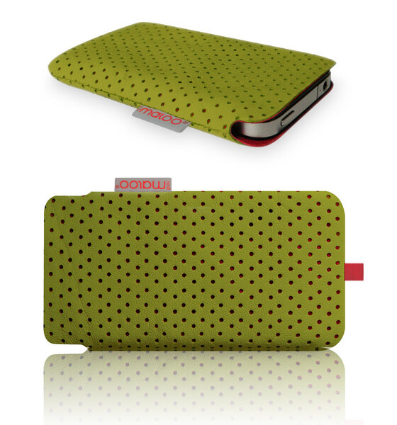 iPhone 4 Tasche Nappa Leder  - redmaloo