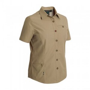 Sindre Shirt (Damen) - Khaki - Klättermusen