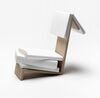 BUCHABLAGE LESEZEICHEN / Bookshelf Bookmark / sidebyside / German Design - Side by Side