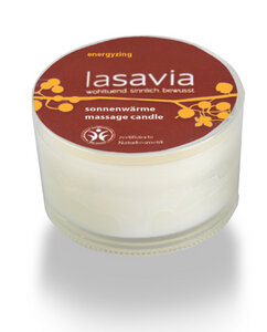 Sonnenwärme – massage candle – energizing 25ml - Lasavia Naturkosmetik