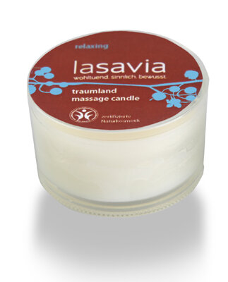 Traumland – massage candle – relaxing 25ml - Lasavia Naturkosmetik