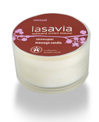 Sinnesspiel – massage candle – sensual 25ml - Lasavia Naturkosmetik
