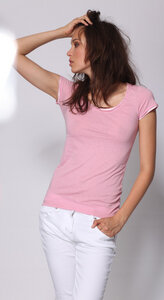 Scoop Neck T-Shirt - Mandala