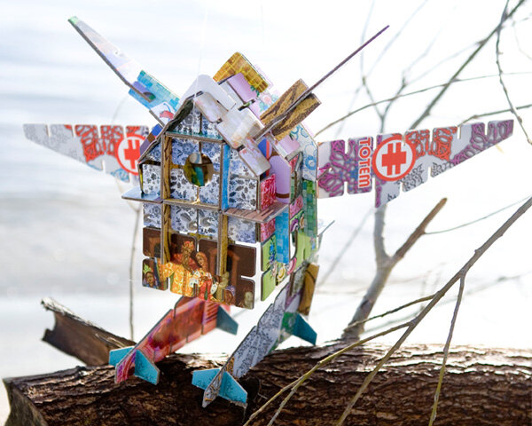 Totem Nature 3D-Modelle aus Pappe - Kidsonroof