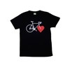 BIKE LOVE (boys eco shirt black) - nicegreenstuff