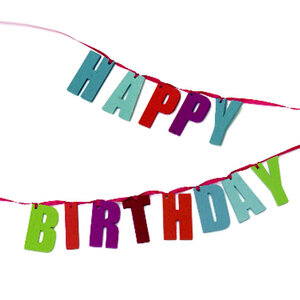 Girlande HAPPY BIRTHDAY - PARKHAUS