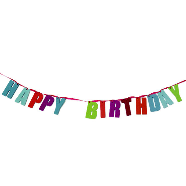 Girlande HAPPY BIRTHDAY - PARKHAUS