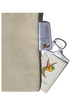 Reißverschlußtasche mit süßer Herz-Applikation - Preciosa