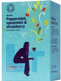 Bio-Kräutermischung 'Minze, grüne Minze & Erdbeer' - London Tea Company