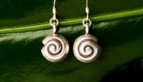 Ohrring mit Silber-Schnecke - Südsinn