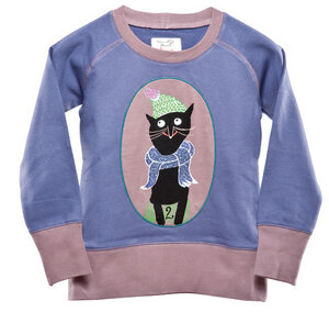 Sweatshirt 'Winterkatze' - Kissa