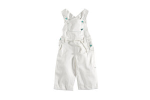 Green Astronaut Latzhose, Farbe: weiss - green astronaut