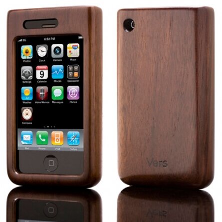 iPhone Hülle aus Holz (Bambus, Walnuss,Kirsch) - Vers