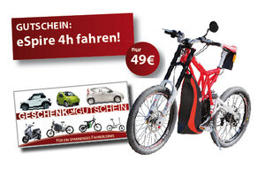 Gutschein: eSpire 4h fahren - 3-Element