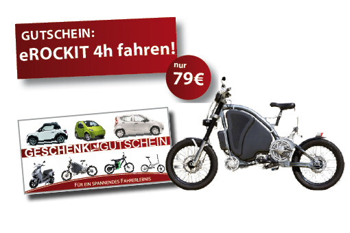 Gutschein: eROCKIT 4h fahren - eRockit