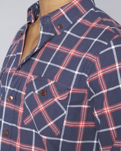 Brushed Flanel Shirt - KnowledgeCotton Apparel
