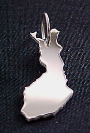 FINNLAND Kettenanhänger in 925 Silber - S.W.w. Schmuckwaren