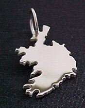 IRLAND Kettenanhänger in 925 Silber - S.W.w. Schmuckwaren