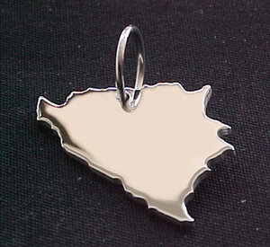 BOSNIEN Kettenanhänger in 925 Silber - S.W.w. Schmuckwaren