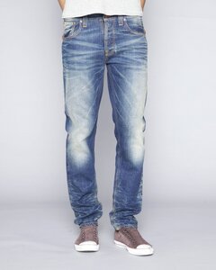 Sharp Bengt Organic Authentic Worn - Nudie Jeans