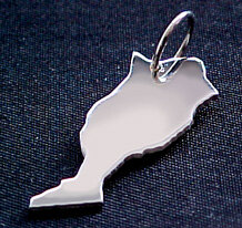 MAROKKO Kettenanhänger in 925 Silber - S.W.w. Schmuckwaren