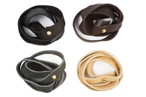 Armbändchen aus Rhabarberleder - deepmello