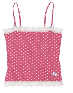 Fairly Dotty Vest Coral  - Lifes not fair but my knickers are!