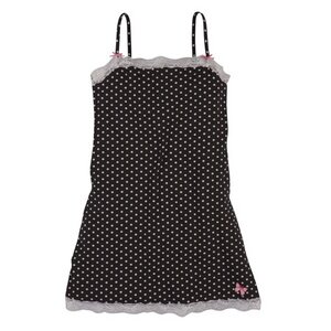 Fairly Dotty Chemise Charcoal - Lifes not fair but my knickers are!
