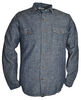 Indigo Hemp Shirt - bleed