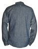 Indigo Hemp Shirt - bleed