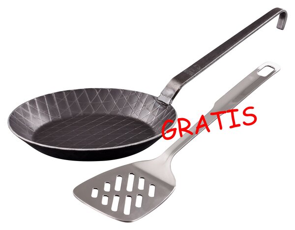 PROFI ('die Kleine') schmiedeeiserne Bratpfanne (/) 20 cm, unbeschichtet - Gräwe