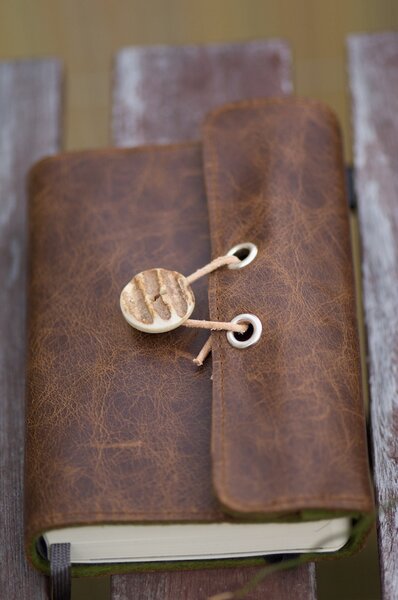 Moleskine Leder/Filz-Einband - filz:stueck