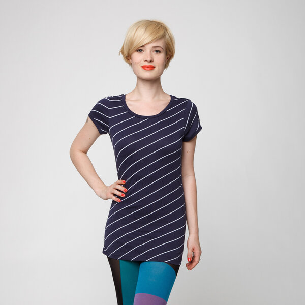 TT11 AllStriped Supercut white/navy - THOKKTHOKK