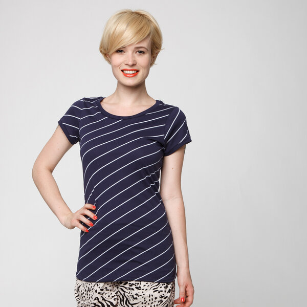 TT11 AllStriped Supercut white/navy - THOKKTHOKK