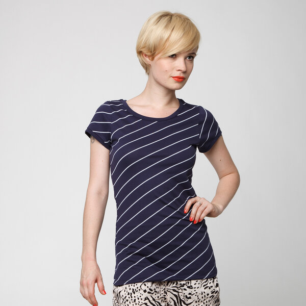 TT11 AllStriped Supercut white/navy - THOKKTHOKK