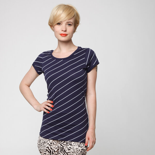 TT11 AllStriped Supercut white/navy - THOKKTHOKK