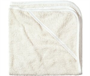 Baby Kapuzenbadetuch Natur 100% Organic Cotton 100x100 cm Living Crafts - Living Crafts