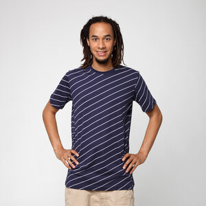 TT02 AllStriped T-Shirt Biobaumwolle white/navy - THOKKTHOKK