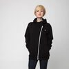 THOKKTHOKK YOKE ZIP HOODIE Woman black - THOKKTHOKK