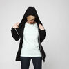 THOKKTHOKK YOKE ZIP HOODIE Woman black - THOKKTHOKK