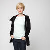THOKKTHOKK YOKE ZIP HOODIE Woman black - THOKKTHOKK