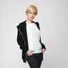 THOKKTHOKK YOKE ZIP HOODIE Woman black - THOKKTHOKK