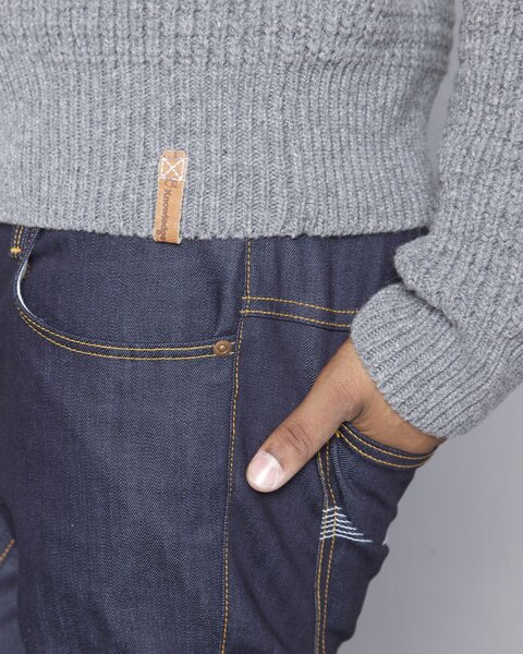 Rib Knit Cardigan - KnowledgeCotton Apparel